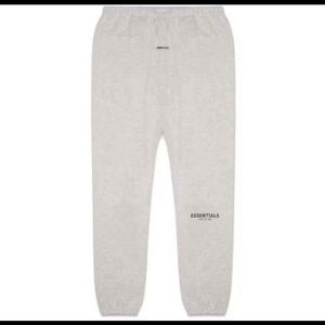 SOLD FEAR OF GOD ESSENTIALS OATMEAL HEATHER SWEATPANTS (M) NWOT